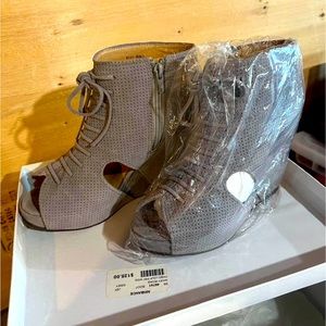 Jeffrey Campbell Mary Roks Sandal Wedge